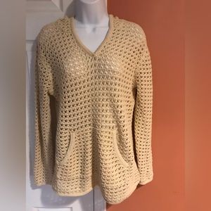 ❄️GANDER Cute Women’s 100% Cotton  Elongated Hoodie, size L